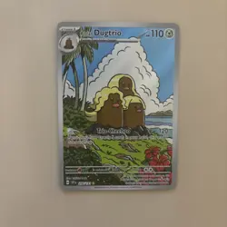 Pokemon TCG - Surging Sparks - Alolan Dugtrio - 208/191 - Illustration Rare - NM - Image 1