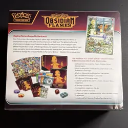 Pokemon TCG Obsidian Flames Pokemon Center Elite Trainer Box ETB Factory Sealed - Image 3