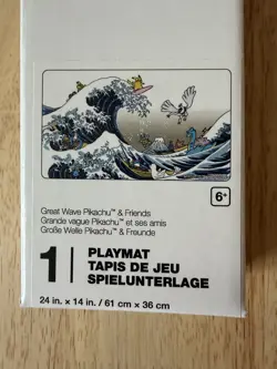 Great Wave Pikachu & Friends Playmat - Official Pokemon Center - Brand New - Image 2