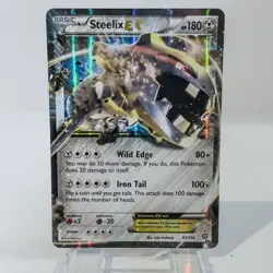 Pokemon TCG Steelix EX Holo Ultra Rare XY Steam Siege Unlimited 67/114 NM - Image 1
