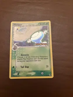 Wooper [Reverse Holo] #71 Pokemon Dragon Frontiers - Image 1