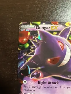Gengar EX 34/119 Pokemon TCG Phantom Forces DMG - Image 2
