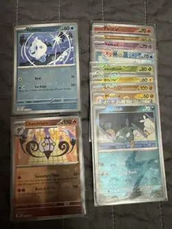 Pokemon Black Bolt/White Flare Binder And Bulk 262 Cards Total - Image 4