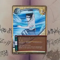 Naruto CCG, 8 Trigrams Palms Rotation #019 Gold Foil Text NM 1st Edition Card - Image 1