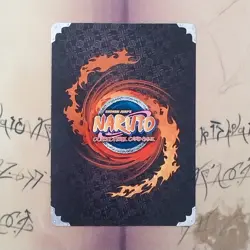 Naruto CCG, 8 Trigrams Palms Rotation #019 Gold Foil Text NM 1st Edition Card - Image 2