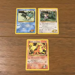 3 Gym Challenge Pokemon Card Bundle NM - Image 1
