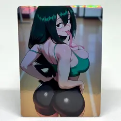 My Hero Academia Tsuyu Asui Goddess Anime Waifu ACG Foil Card - Image 1