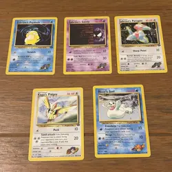 5 Gym Challenge Pokemon Card Bundle NM - Image 1