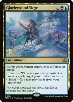 MTG Foil - Glacierwood Siege - 189 / NM / English - Image 1