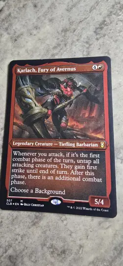 Karlach, Fury of Avernus (Foil Etched) Commander Legends: Battle for Baldur's - Image 1