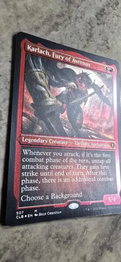 Karlach, Fury of Avernus (Foil Etched) Commander Legends: Battle for Baldur's - Image 3