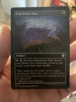 [MTG][MAGIC] Expedition Map [Borderless] - LCC [NM] - Image 1