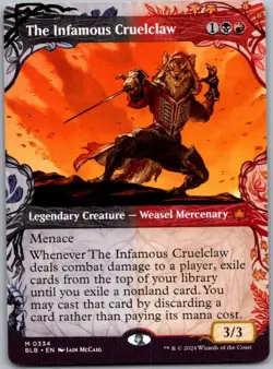 The Infamous Cruelclaw (Showcase) - Bloomburrow (334) | NM | [BLB] - Image 1