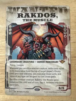 MTG Rakdos, the Muscle (Showcase) [Outlaws of Thunder Junction] Near Mint Magic - Image 1