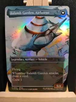Balamb Garden, SeeD Academy FOIL (Borderless) Final Fantasy - NM (see pics) MTG - Image 2