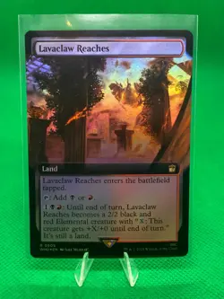 Lavaclaw Reaches Foil Extended Art Doctor Who Commander MTG - Image 1