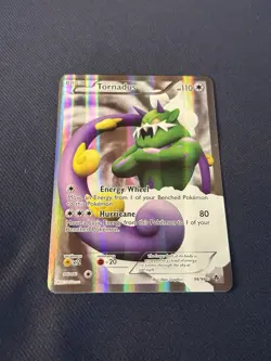 Pokemon TCG Tornadus Emerging Powers 98/98 Holo Full Art Ultra Rare light play - Image 1
