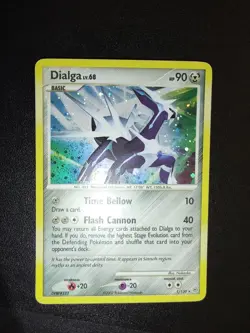 Dialga 1/130 Diamond & Pearl Base Set Pokemon Holo Rare - Image 3