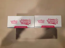 Pokemon TCG White Flare Elite Trainer Boxes (ETB) Sealed (2X) - Image 2