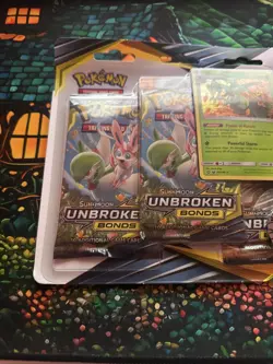 Pokemon Sun & Moon: Unbroken Bonds 3 Booster Pack Blister 820650825491 - Image 2