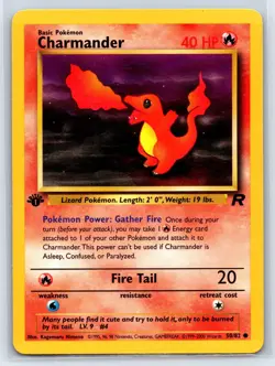 Charmander 50/82 1st Edition Team Rocket Pokemon 2000 - Image 1