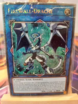 Firewall-Drache Quarter Century Secret Rare TN23-DE008 DE OVP YUGIOH - Image 1