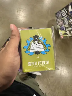 ONE PIECE Card Game Limited Card Sleeve 70pcs Jinbe Premium Mat Vol 3 Sleeves - Image 1