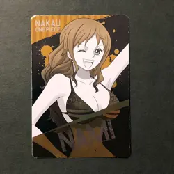 Y480 Nami Japanese One Piece x Nakau HOLO 20th Anniversary Card - Image 1