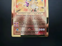 Pokemon Celebrations Gold Metal Charizard Card 4/102 Premium Collection - Image 4