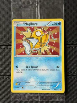 MAGIKARP XY143 Target 2016 Black Star Promo SEALED Shiny HOLO Pokemon TCG card - Image 1
