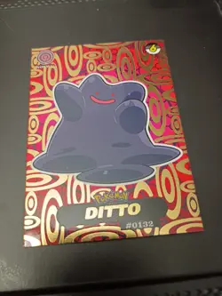 Shadow Ditto #132 - Gold Holo - Crystal Collection 2024 - Pokemon Card - Image 2