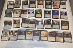 Magic The Gathering Cards In Sleeves 33 Total Cards Randoms See Photos - Image 1