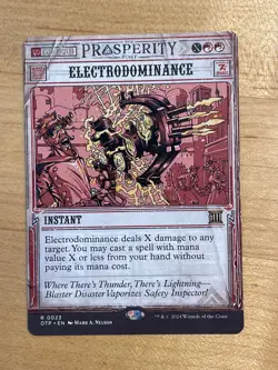 MTG NM Electrodominance [Outlaws of Thunder Junction: Breaking News] - Image 1