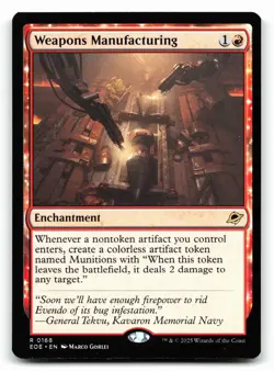 Weapons Manufacturing #168 Edge of Eternities - Image 1