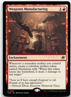 Weapons Manufacturing #168 Edge of Eternities - Image 1