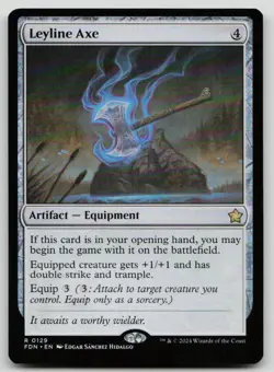 Leyline Axe R Foundations 129 NM - Image 1