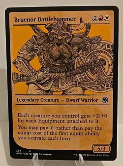 Bruenor Battlehammer (Showcase) MTG Adventures in the Forgotten Realms Regular - Image 1