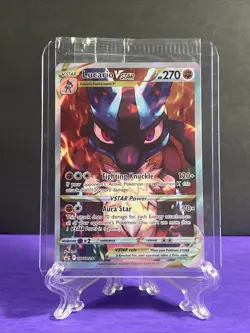 Pokemon Lucario VSTAR SWSH291 Crown Zenith ETB Holo Black Star Promo SEALED - Image 1