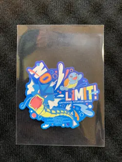 Pokemon Sticker USJ Limited Gyarados Squirtle Japanese #240911 - Image 1