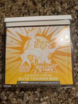 Pokemon TCG Brilliant Stars POKEMON CENTER EDITION Elite Trainer Box ETB Sealed - Image 1