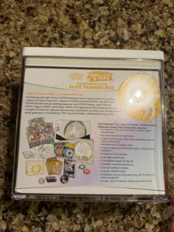 Pokemon TCG Brilliant Stars POKEMON CENTER EDITION Elite Trainer Box ETB Sealed - Image 4