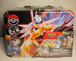 Pokemon TCG - Charizard Collectors Chest Tin Lunchbox - New Sealed - Image 1