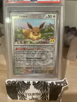 PSA GEM 10 2025 POKEMON PRE EN-PRISMATIC EVOLUTIONS #074 EEVEE POKEMON DAY 2025 - Image 5