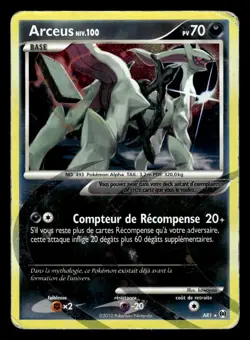 Carte Pokemon Arceus Holographique Secrete AR1 Diamant Perle platine - Image 1