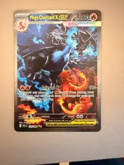 Mega Charizard X EX 125/94 ENGLISH SIR Phantasmal Flames NM Pack Fresh Pokemon - Image 1