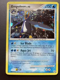 Pokemon: Diamond & Pearl Set - Empoleon Holo # 4/130 NM - Image 1