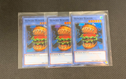 YuGiOh TCG - x3 Hungry Burger Super Rare Wild Survivors WISU-EN041 1st Edition - Image 1