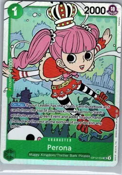 Perona OP12-034 SR English Legacy of the Master - One Piece Card - NM - Image 1