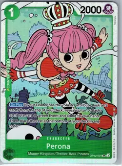 Perona OP12-034 SR English Legacy of the Master - One Piece Card - NM - Image 1