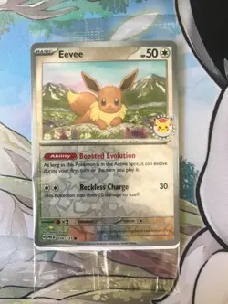 Eevee 074/131 Pokemon Day Stamped Promo Card 2025 - SEALED - Image 1
